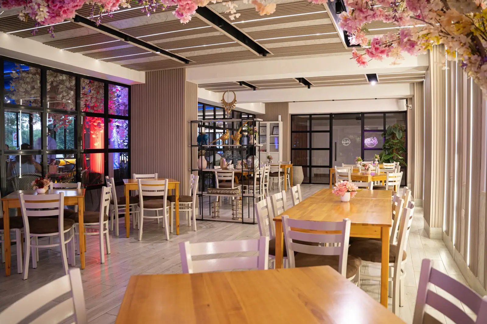 Cherry blossom dining room